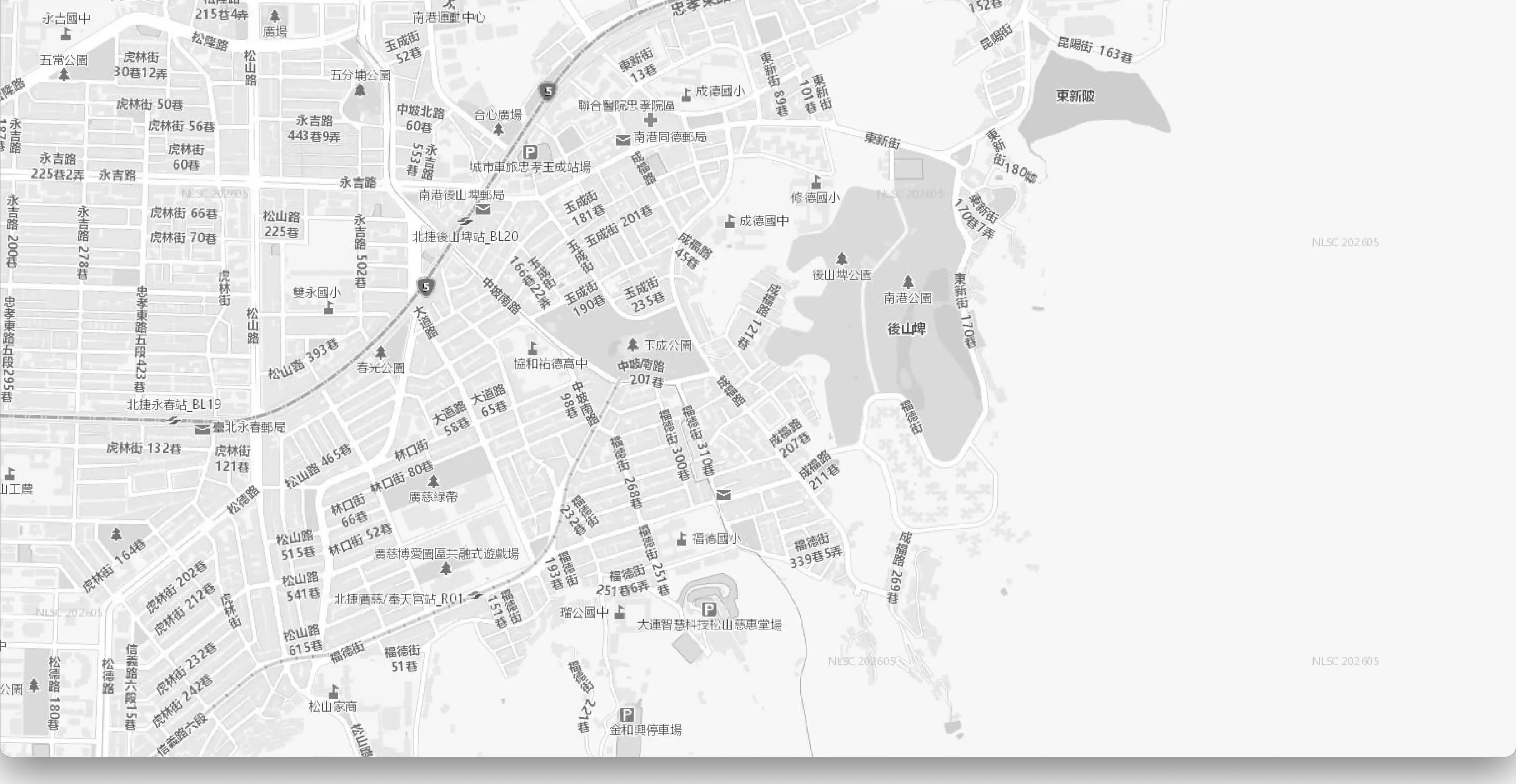 南港區地圖